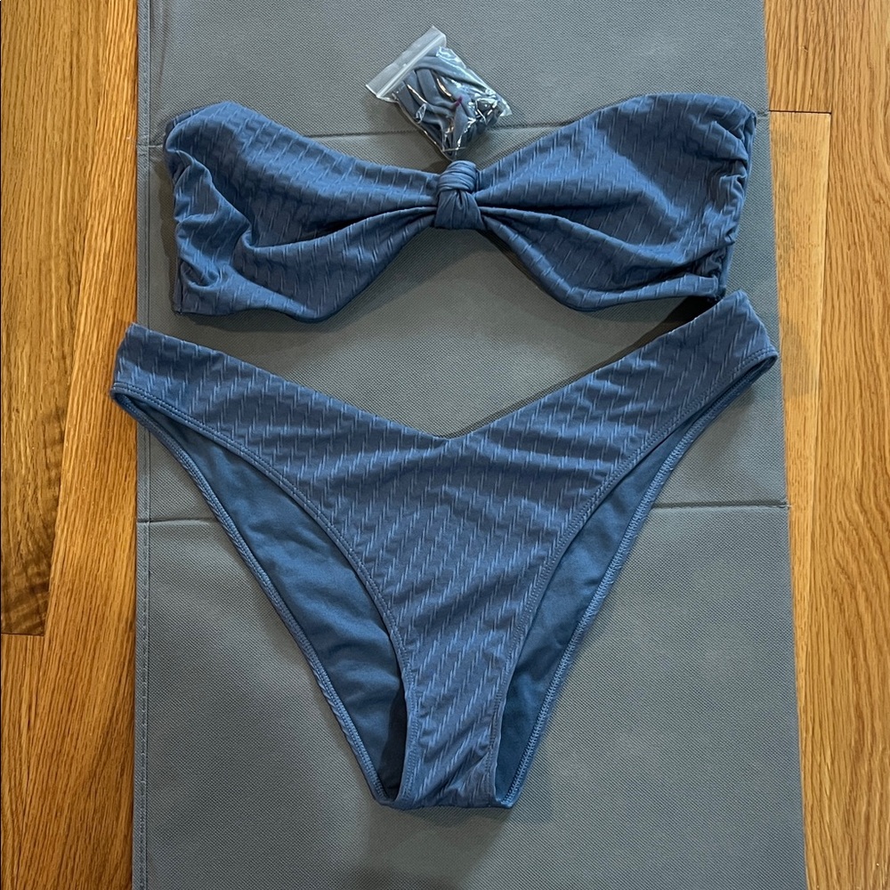 Abercrombie & Fitch Navy Bikini Set